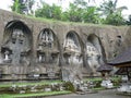 Tombs of the Kings in the temple of Gunung Kawi on the island of Bali