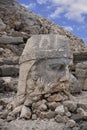 Kingdom of Commagene, Mount Nemrut, ancient god head statue. Royalty Free Stock Photo