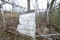 Tombs on the old closed almost ruined Tartar cemetery