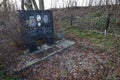 Tombs on the old closed almost ruined Tartar cemetery