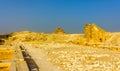 Tombs and pyramids at Saqqara