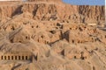 Tombs in the queens valley and the Deir al-Bahari complex Royalty Free Stock Photo