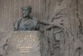 Tombstone of Antonin Leopold Dvorak, Czech Bohemian composer buried in Prague, Czech Republic.