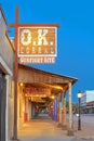 Tombstone, Arizona at O.K. Corral During the Evening Royalty Free Stock Photo