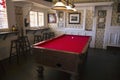 Tombstone, Arizona, USA, April 6, 2015, billiards room in old western town home of Doc Holliday and Wyatt Earp and Gunfight at the Royalty Free Stock Photo