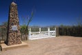 Tombstone, Arizona, USA, April 6, 2015, Boot Hill Cemetery, old western town home of Doc Holliday and Wyatt Earp and Gunfight at Royalty Free Stock Photo