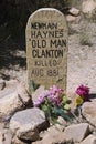 Tombstone, Arizona, USA, April 6, 2015, Boot Hill Cemetery, old western town home of Doc Holliday and Wyatt Earp and Gunfight at Royalty Free Stock Photo