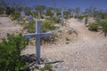 Tombstone, Arizona, USA, April 6, 2015, Boot Hill Cemetery, old western town home of Doc Holliday and Wyatt Earp and Gunfight at Royalty Free Stock Photo