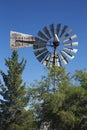 Tombstone, Arizona, USA, April 6, 2015, vintage windmill Royalty Free Stock Photo