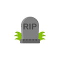 Tombstone flat design elements,Vector and Illustration