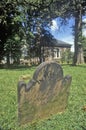 Tombstone in front of Christ Church Memorial Parish House in Old Town Alexandria, Alexandria, Washington, DC