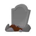 Tombstone grave cemetery death tomb halloween gravestone cross dead graveyard vector Royalty Free Stock Photo