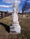 Tombstone grave marker Beasley Clyde B Margaret A
