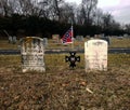 Tombstone grave marker Memorial Day CSA Confederate J B Sheffler