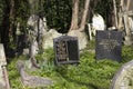 Tombstone in Hampstead Cemetery, London