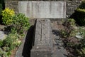 Tombstone of John Mason Neale in St Swithun`s Church graveyard in East Grinstead Wes