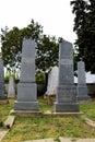 Tombstone monument in the Jewish cemetery