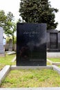 Tombstone monument in the Jewish cemetery