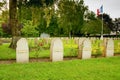 Tombstone Muslim soldiers killed in World War I Royalty Free Stock Photo