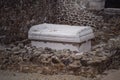Tombs in the old Roman town of Ulpiana Royalty Free Stock Photo