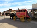 Stagecoach in the streets of Tombstone, Arizona, United States