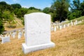 Tombstones at the Arlington National Cemetery in Virginia, Unite Royalty Free Stock Photo