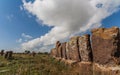 Tombstones at the Armenian graveyard Noratus Royalty Free Stock Photo