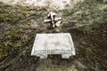 Tombstones At Dusk Royalty Free Stock Photo