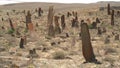 Tombstones And Obelisks in The Prehistoric Cemetery