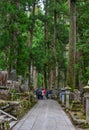 Tombstones at Okunoin Cemetery