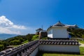 Tomioka Castle on the hill in Amakusa, Kumamoto, Japan