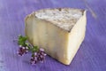 Tomme de savoie cheese Royalty Free Stock Photo