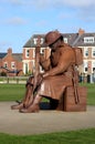 Tommy, first world war soldier statue, Seaham Royalty Free Stock Photo