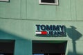Tommy Jeans retail clothing store storefront in the shopping district in Curacao
