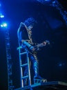 Tommy Thayer of Kiss on a Platform