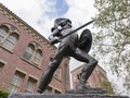 Tommy Trojan, Bovard Auditorium of USC Royalty Free Stock Photo