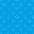 Tomograph pattern vector seamless blue Royalty Free Stock Photo