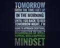 About Tomorrow And Positive Mindset Royalty Free Stock Photo