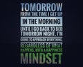 About Tomorrow And Positive Mindset