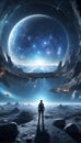 Tomorrow\'s Echo: DataEclipse Odyssey Unveiled. AI generate