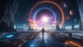Tomorrow\'s Frontier Explored: DataEclipse Odyssey. AI generate