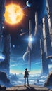 Tomorrow\'s Tech Odyssey: DataEclipse Unveiled. AI generate