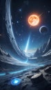 Tomorrow\'s Tech Odyssey: Navigating DataEclipse Frontier. AI generate