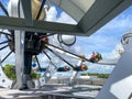 The Tomorrowland Astro Orbitor ride in Magic Kingdom in Disney World Orlando, Florida Royalty Free Stock Photo