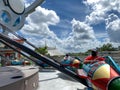 The Tomorrowland Astro Orbitor ride in Magic Kingdom in Disney World Orlando, Florida Royalty Free Stock Photo