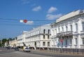 Tomsk, the historical embankment of the Ushayka River Royalty Free Stock Photo