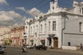 Tomsk, Russia, Lenin Square. July 10, 2017. Central part of the city. Walking streets in summer