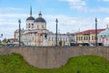 Tomsk, view of the Epiphany Cathedral Royalty Free Stock Photo