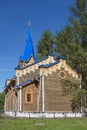 Tomsk, wooden building of St. Mary`s Evangelical Lutheran Church