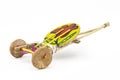 Tomtom gari. traditional handmade new year carnival wagon toy.